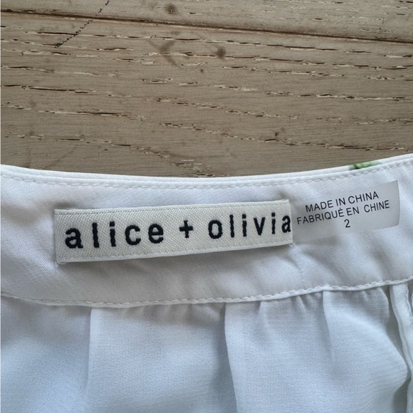 ALICE & Oliva  Joeann Asymmetric Tiered Skirt 2 floral - Picture 7 of 7